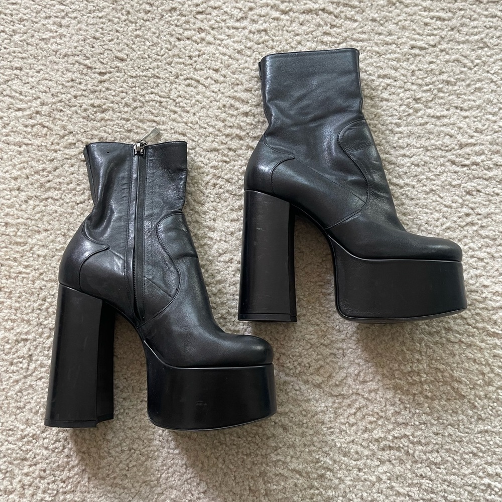 YSL platform boots